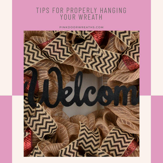How Can I Properly Hang My Wreath Without Damaging My Door or Wall?