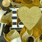 Black Gold Valentines Wreath - Love Decor - Valentine's Day Decorations