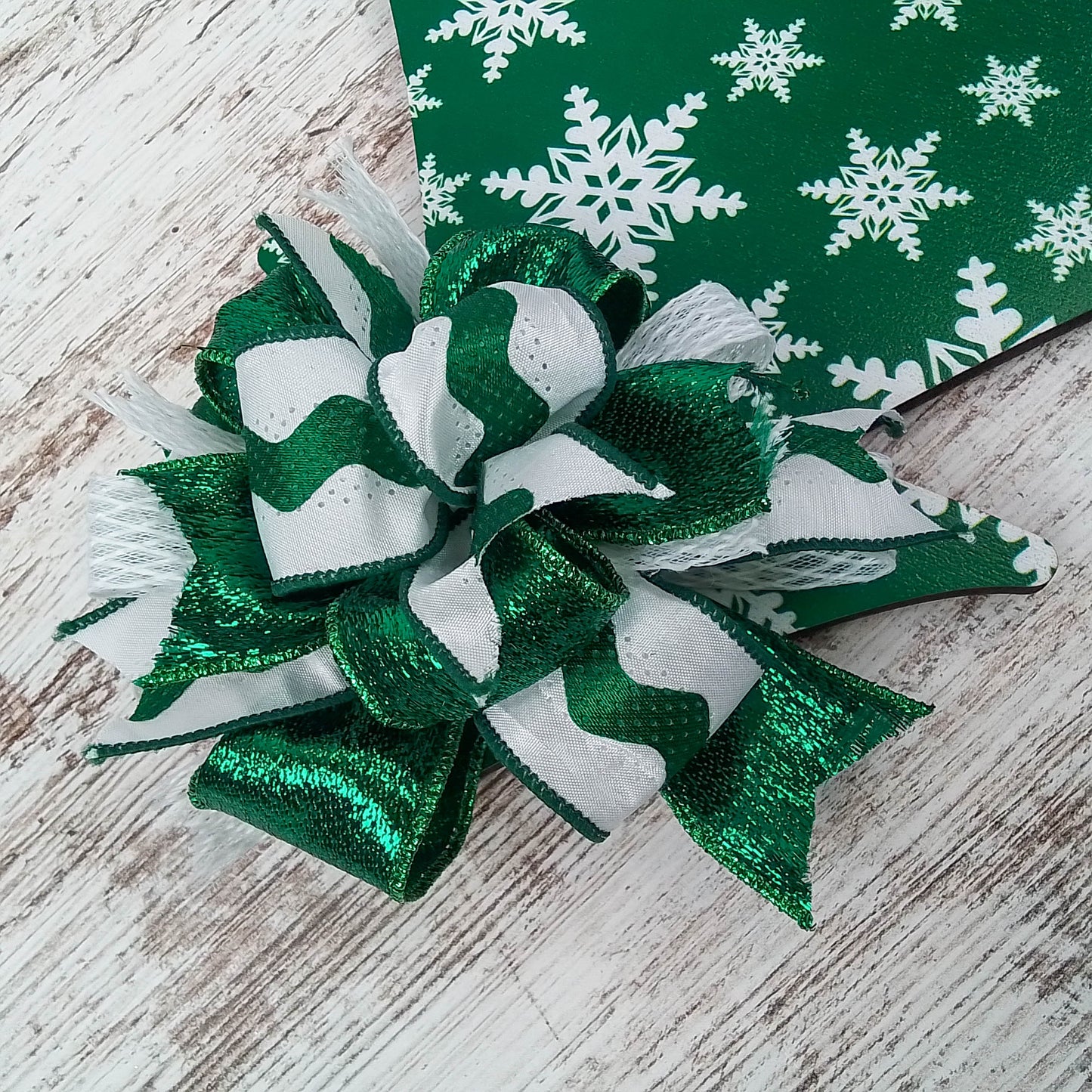 Christmas Tree Door Hanger, Durable Birch Wood Decor, Decorative Holiday Monogram
