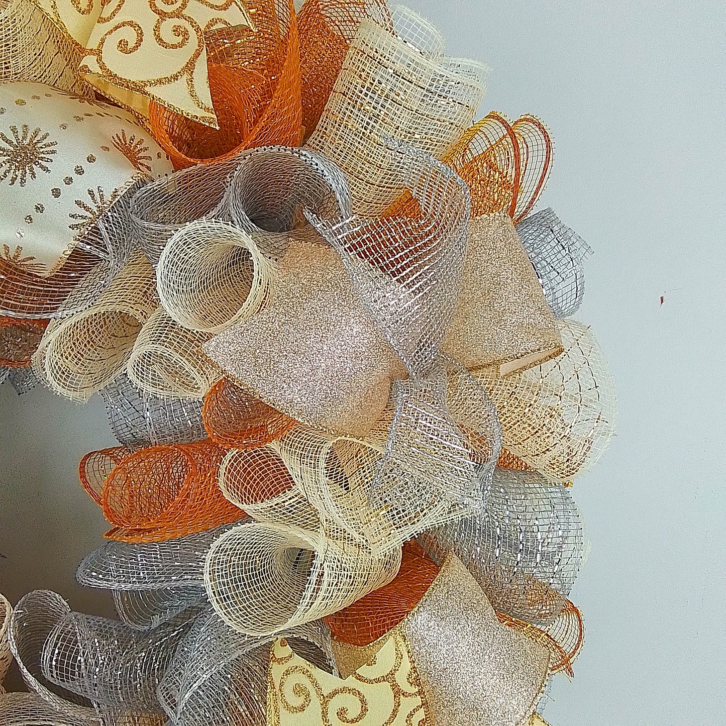 Gold Silver Christmas Wreaths
