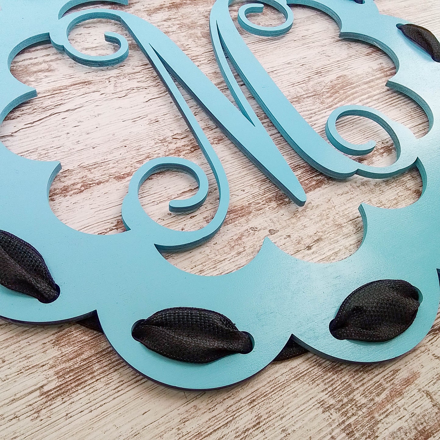 Personalized Door Hanger, Decorative Monogram Letter, Indoor and Outdoor Use
