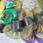 Mardi Gras Mask Wreath - Fat Tuesday Mesh Front Door Wreath