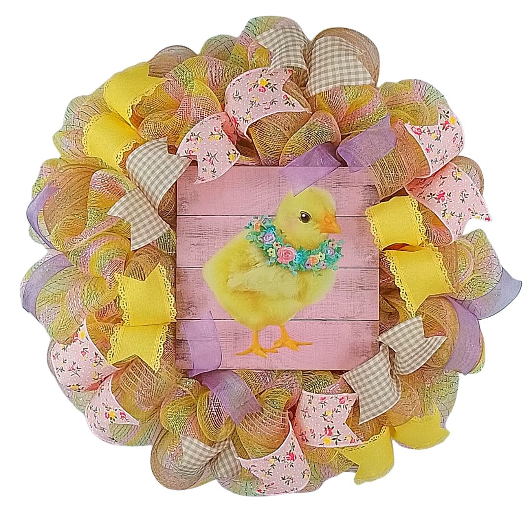 Easter Chick Wreath - FINAL SALE