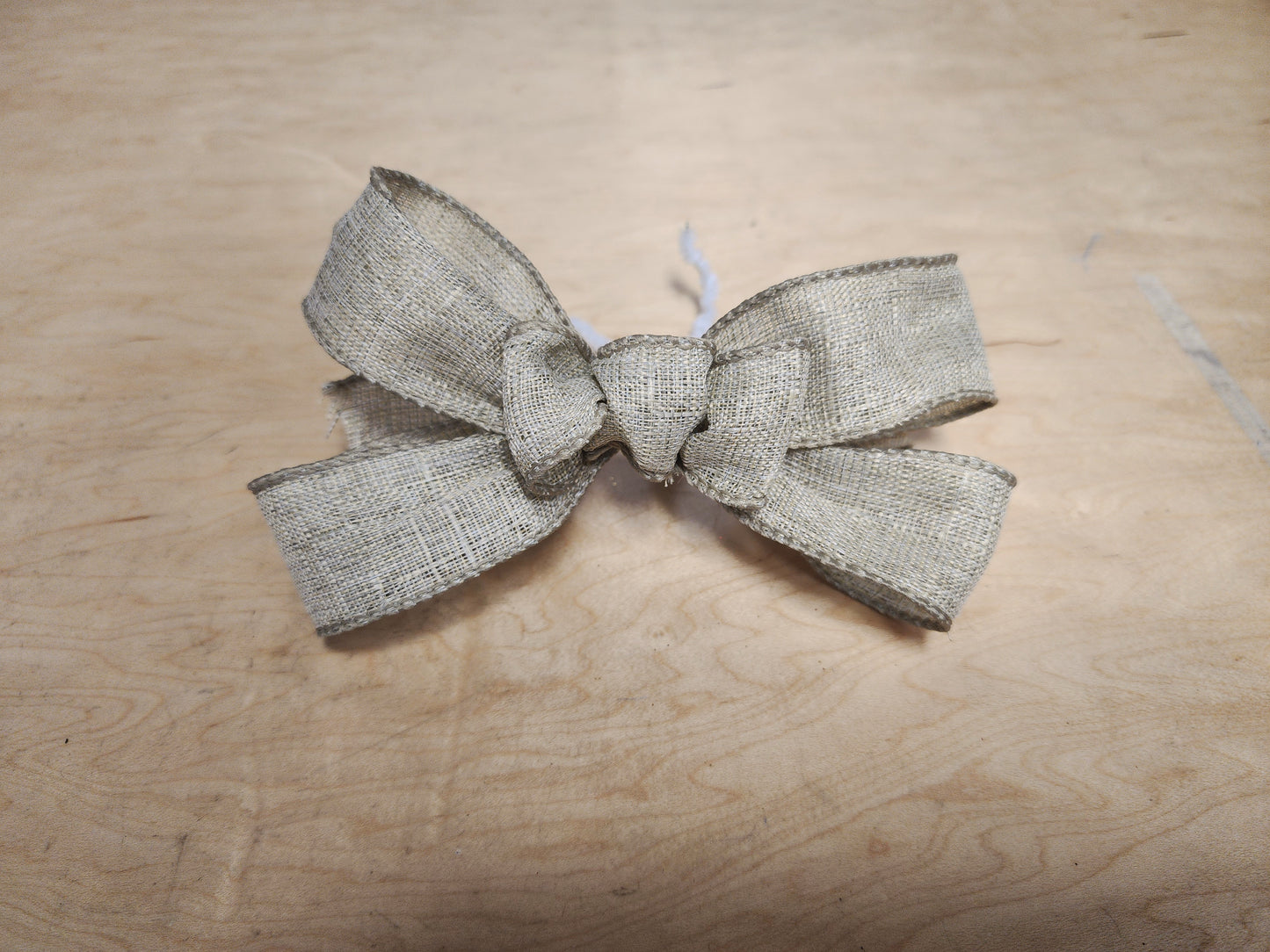 Beige Wreath Add On Bow