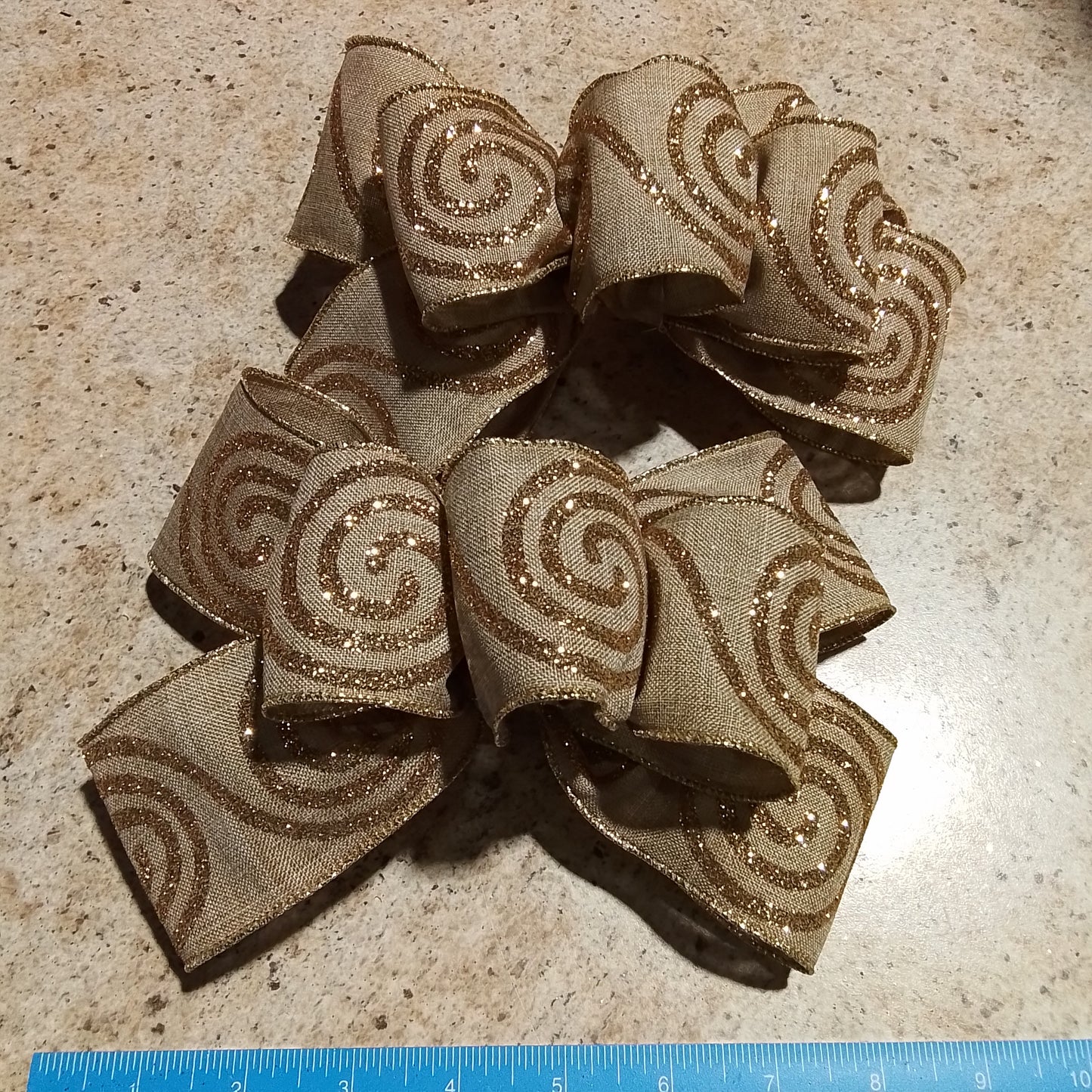 Brown Gold Add On Bow