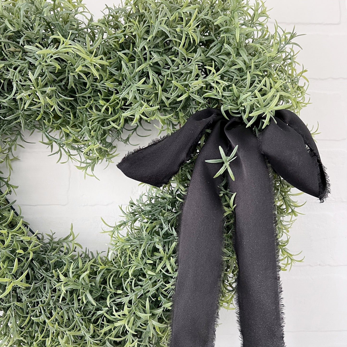 Rosemary Heart Valentines Day Front Door Wreath