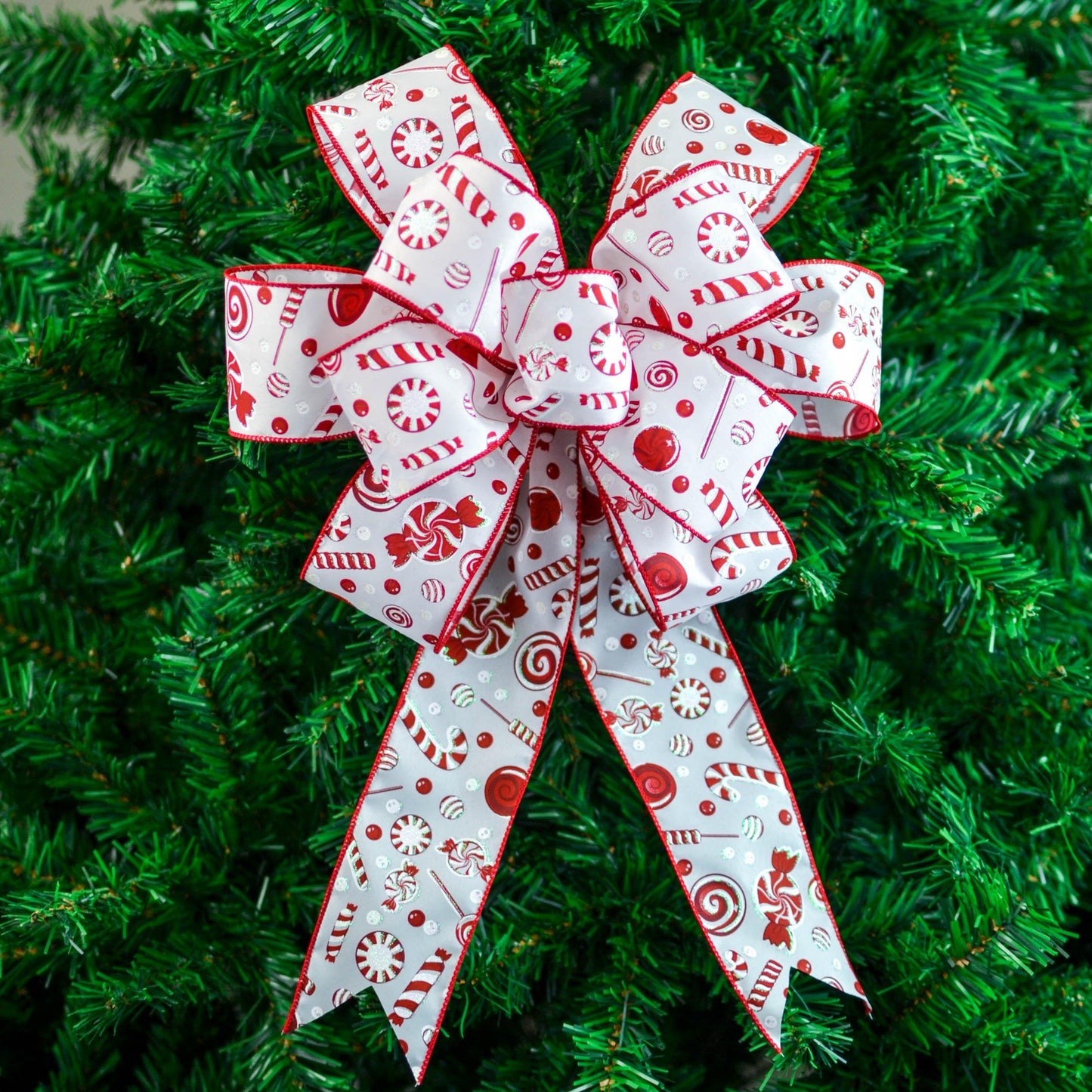 Choose Your Style - Christmas Bow for Wreath Add Ons - Outdoor Window Embellishment - Farmhouse Extra - Pink Door Wreaths
