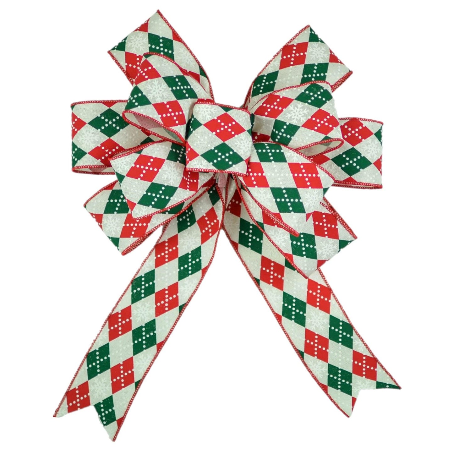 Choose Your Style - Christmas Bow for Wreath Add Ons - Outdoor Window Embellishment - Farmhouse Extra - Pink Door Wreaths