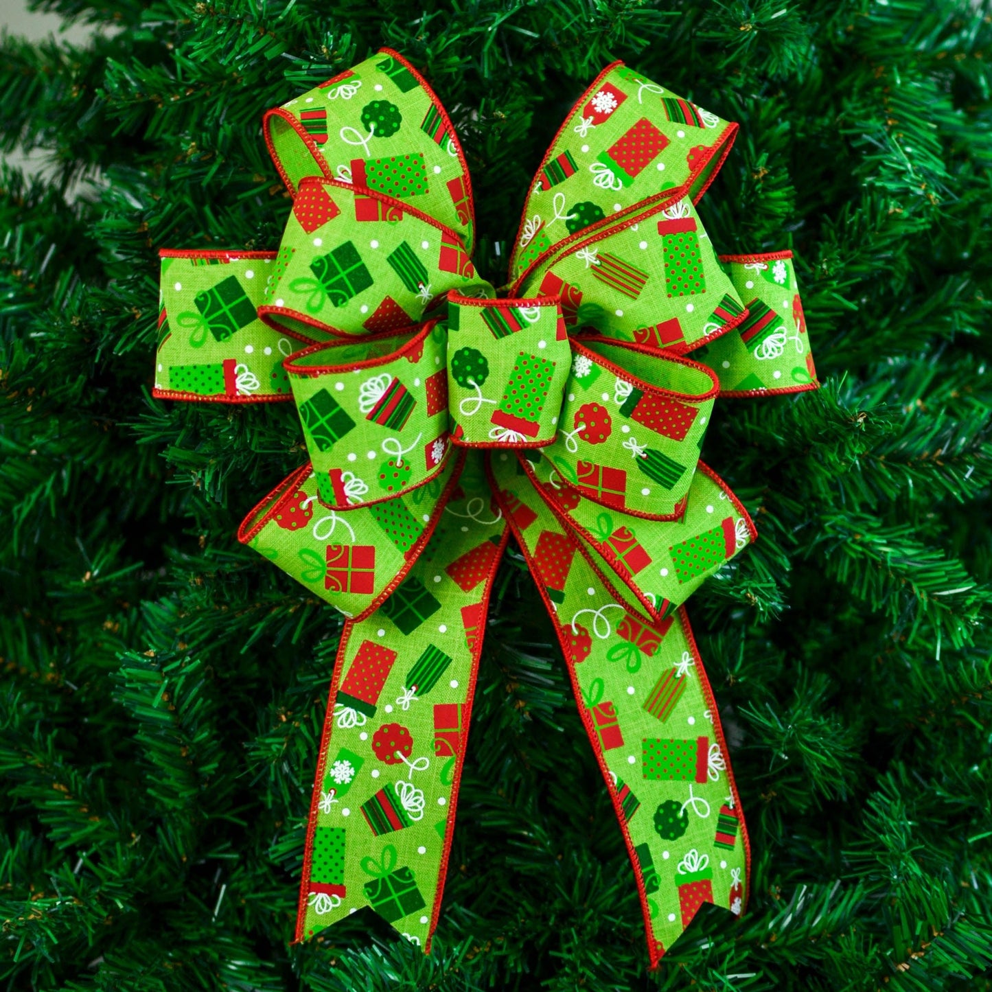 Choose Your Style - Christmas Bow for Wreath Add Ons - Outdoor Window Embellishment - Farmhouse Extra - Pink Door Wreaths