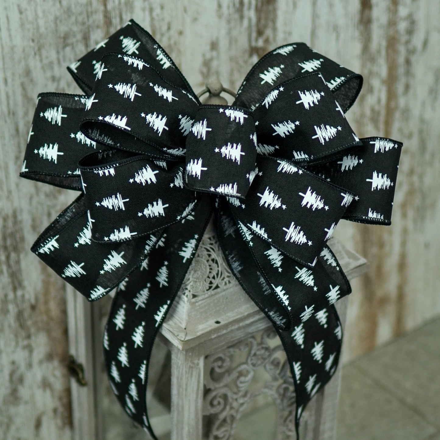 Choose Your Style - Christmas Bow for Wreath Add Ons - Outdoor Window Embellishment - Farmhouse Extra - Pink Door Wreaths