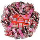 Love Shack Valentines Wreath - Valentine's Day Decor - Pink Door Wreaths