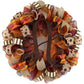 Burgundy Wreaths for Front Door, Thanksgiving Wreath : F2