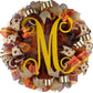 Burgundy Wreaths for Front Door, Thanksgiving Wreath : F2