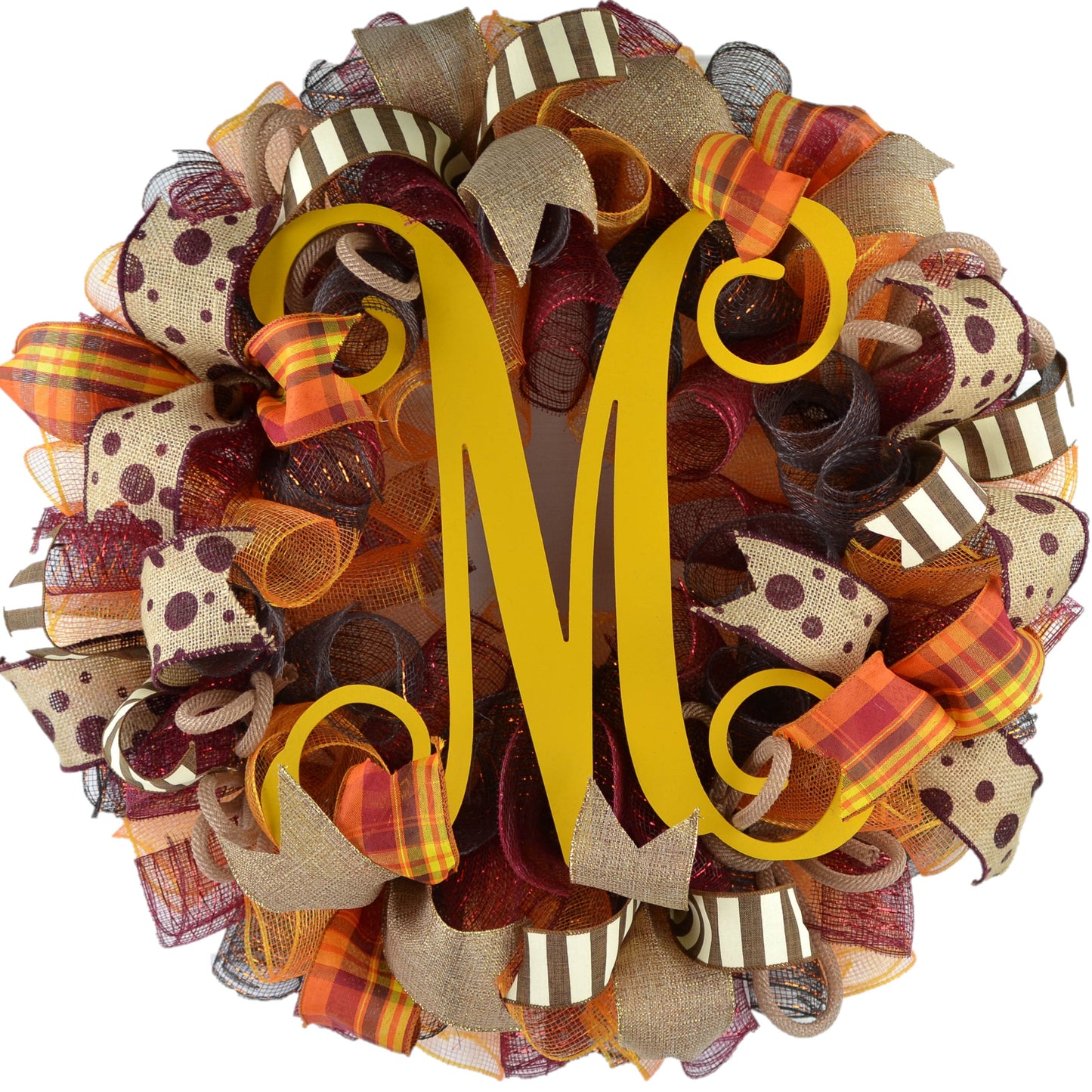 Burgundy Wreaths for Front Door, Thanksgiving Wreath : F2
