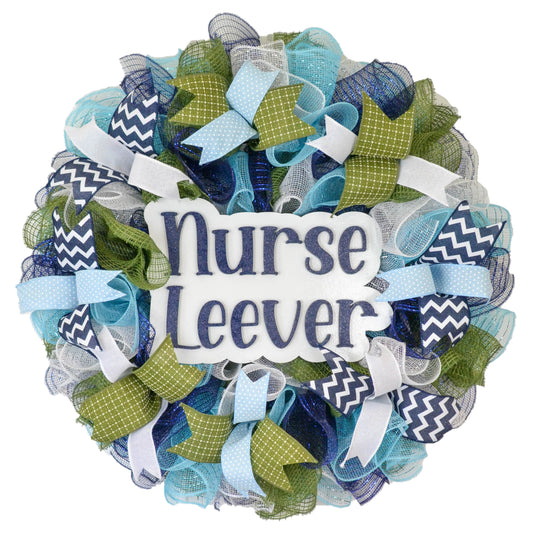 Teacher Appreciation Wreath, Health Professional Gift, Large Decorative Wreath for Healthcare Facilities