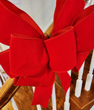 Outdoor Christmas Bow for Fence Posts, Wreaths and More - Garland Window Embellishment - Farmhouse Extra