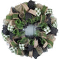 Moss Green and Navy Cross Wreath, Easter Decor