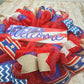 Fourth of July Wreath, Flag Decorations