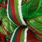 Christmas Wreath | Christmas Decoration | Red Lime Green White