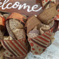 Fall Door Wreaths | Thanksgiving/Welcome Deco Mesh Wreath