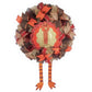 Thanksgiving Turkey Wreath - Fall Deco Mesh Wreath - Turkey Legs - Front Door Wreath