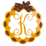 Fall Monogram Door Hanger | Mustard and Brown Mother's Day Gift | Personalize Me!