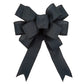 Choose Your Style - Bow for Wreath Add Ons - Outdoor Window Embellishment -Black Bow