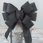 Choose Your Style - Bow for Wreath Add Ons - Outdoor Window Embellishment -Black Bow