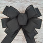 Choose Your Style - Bow for Wreath Add Ons - Outdoor Window Embellishment -Black Bow