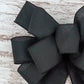 Choose Your Style - Bow for Wreath Add Ons - Outdoor Window Embellishment -Black Bow