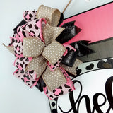 Teacher Pencil Door Hanger, Cheetah Print Door Hanger, Classroom Decor