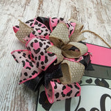 Teacher Pencil Door Hanger, Cheetah Print Door Hanger, Classroom Decor