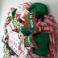 Peeking Elf Wreath - Christmas Mesh Door Decor