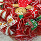 Girl Gingerbread Wreath | Outdoor Christmas Wreath | Mesh Front Door Wreath |
