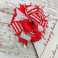 Christmas Tree Door Hanger, Holiday Monogram Decor, Festive Birch Wood Ornament
