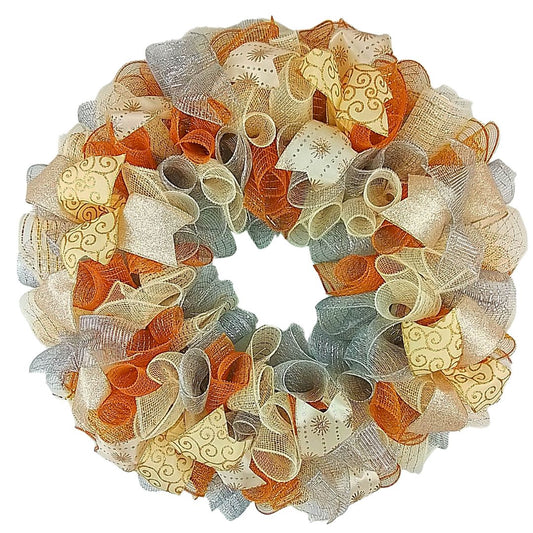 Gold Silver Christmas Wreaths