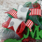 Custom Christmas Wreath | Mesh Wreath Red Emerald Green Silver : C4