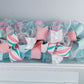 Pastel Pink Garland, Burlap and Deco Mesh Decor, Festive Ribbon Home Decoration