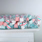 Pastel Pink Garland, Burlap and Deco Mesh Decor, Festive Ribbon Home Decoration