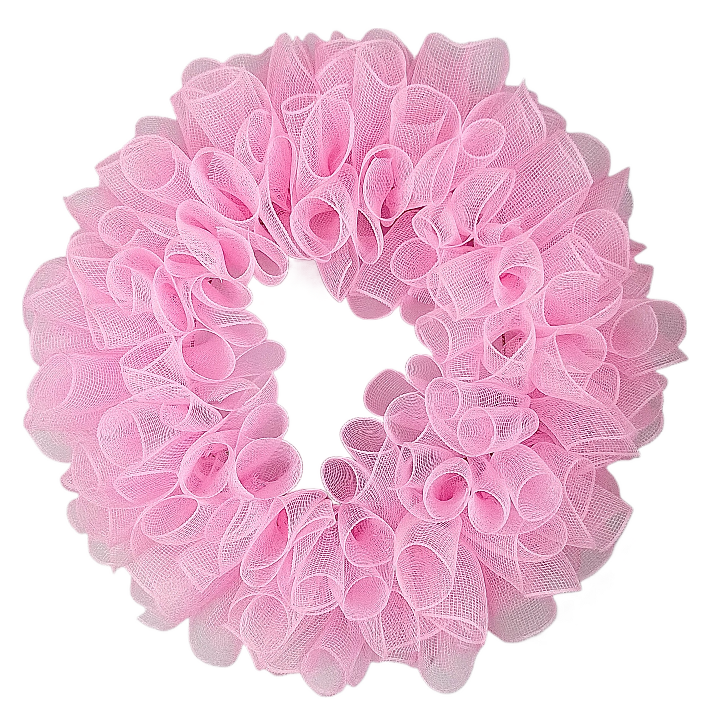 Pink Plain Wreath to Decorate