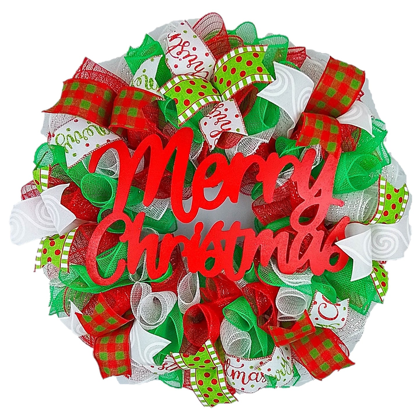 Christmas Tree Bows | Lime Green Present Bow | Red Tree Bow