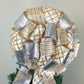 Bows for Christmas Trees | Gold and Silver Bow | Tree Bow