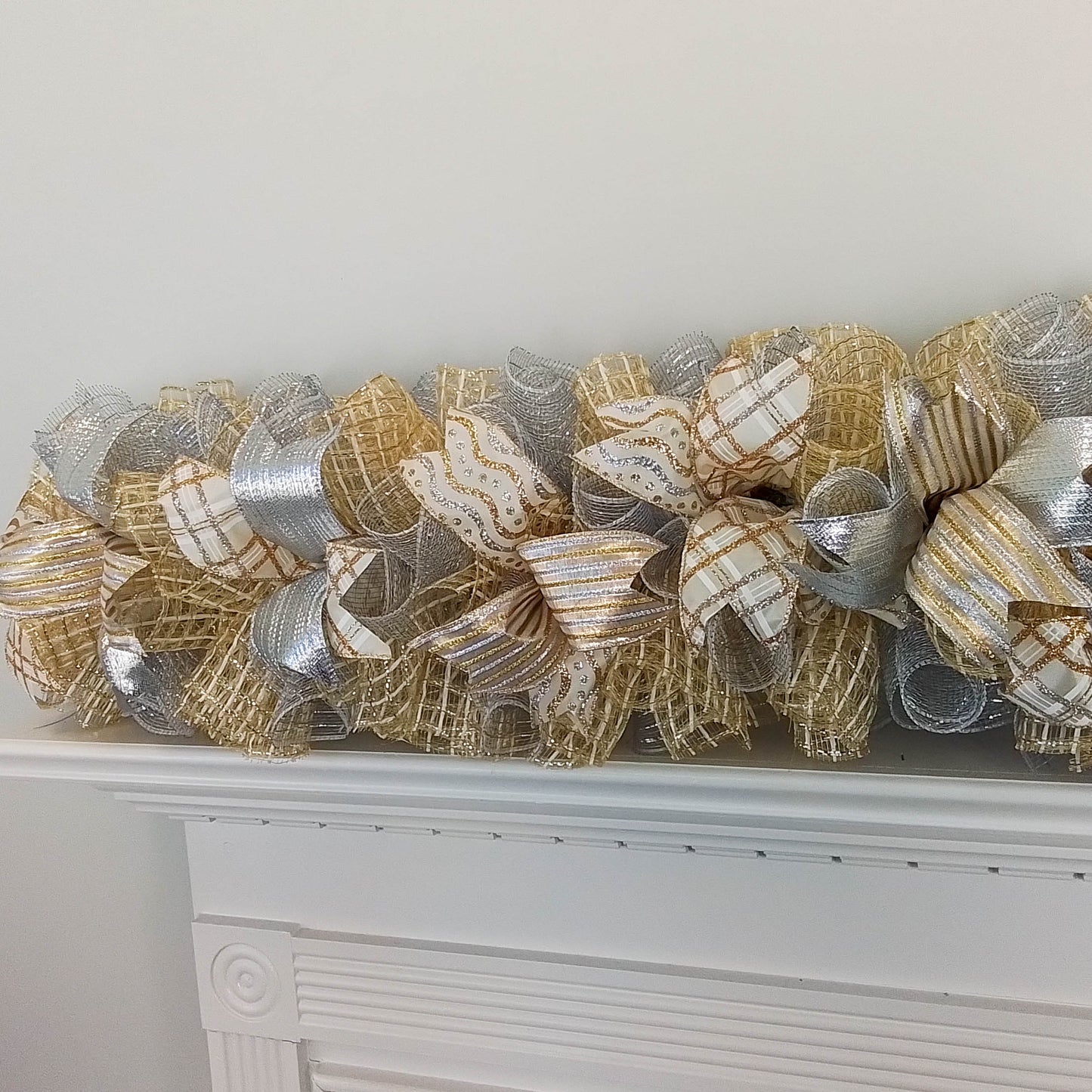 Bows for Christmas Trees | Gold and Silver Bow | Tree Bow