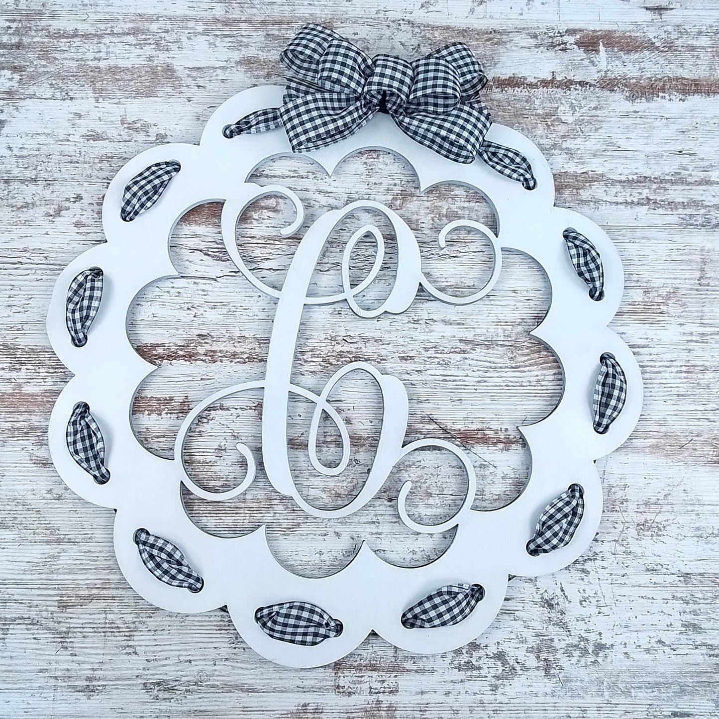 Birch Wood Door Hanger, Personalized Home Decor, Unique Gift Idea