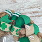 St Patricks Welcome Wreath - Saint Patrick's Porch Decor - Clover Door Decorations