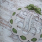 Monogram Door Hanger, Personalized Wooden Decor, Housewarming Gift Idea