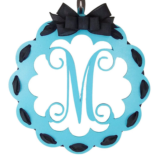 Personalized Door Hanger, Decorative Monogram Letter, Indoor and Outdoor Use