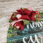 Home Sweet Home Door Hanger - Thin Storm Door Decor -  Mothers Day Gift for Mom - Rustic Door Accessory