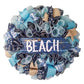 Beach Themed Wreath, Ocean Inspired Home Decor, Nautical Front Door Decoration