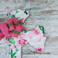 Christian Cross Door Hanger, Floral Birch Wood Decoration, Spiritual Home Décor